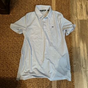 Travis Matthew Baby Blue Polo Collared Shirt Never Worn Size: M